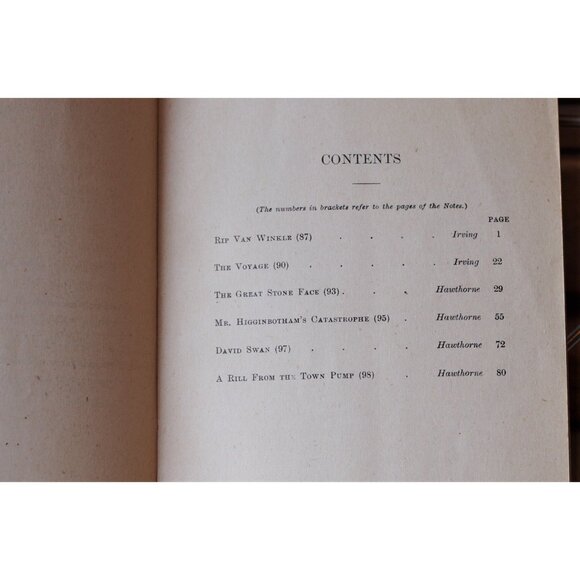 Selections From Irving and Hawthorne Copp Clark Literature Series 1915 Textbook - Picture 3 of 6